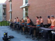 Band Camp 2011 – Pit vets warm up